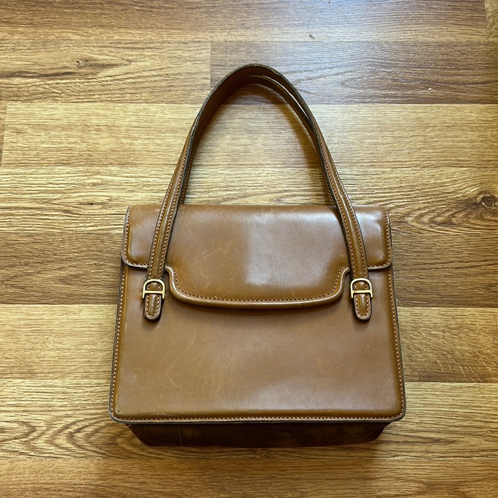Vintage Gucci brown shoulder bag